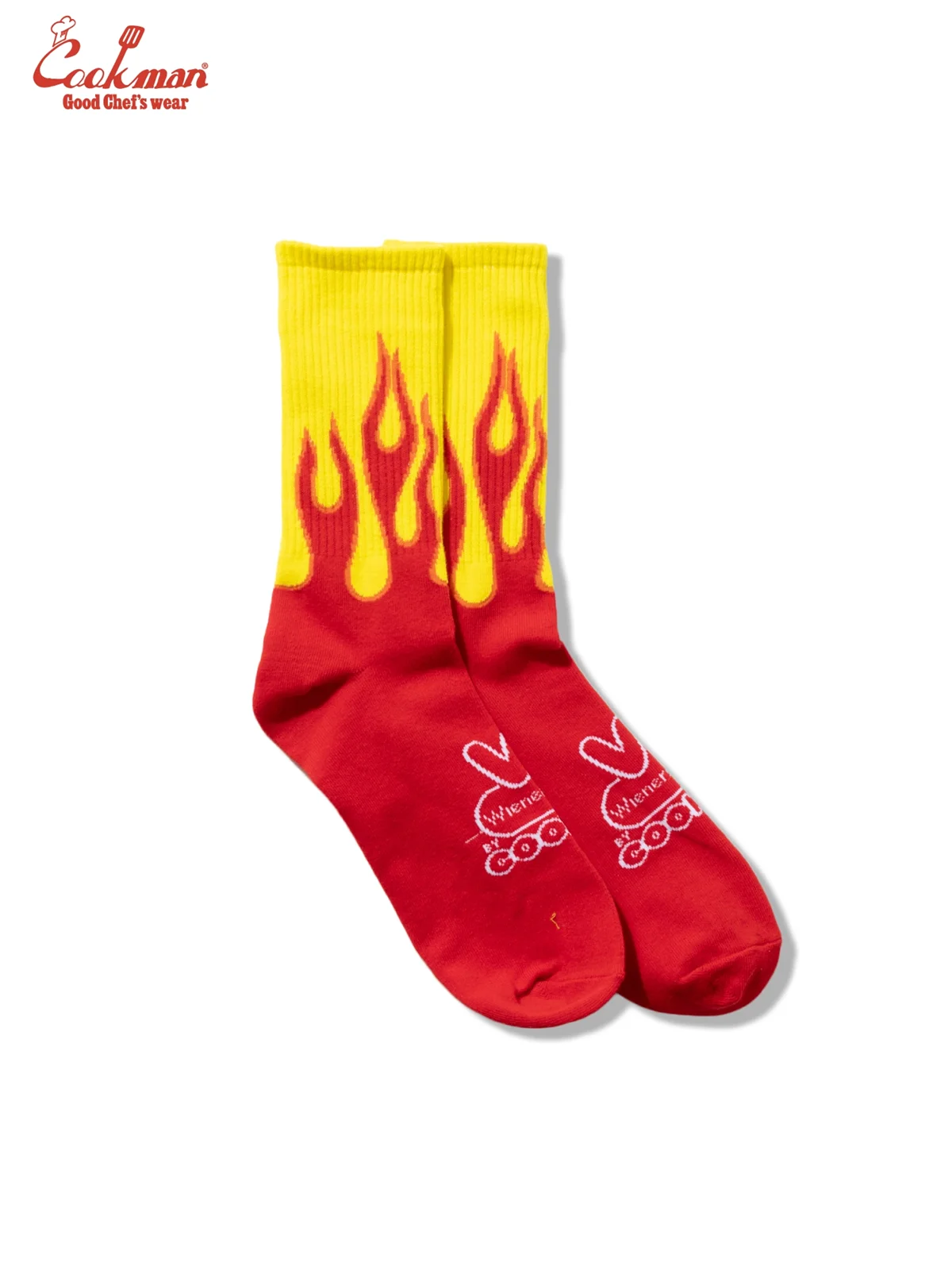 ���å��� Rib Crew Socks Wienerschnitzel Flame