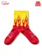 ���å��� Rib Crew Socks Wienerschnitzel Flame