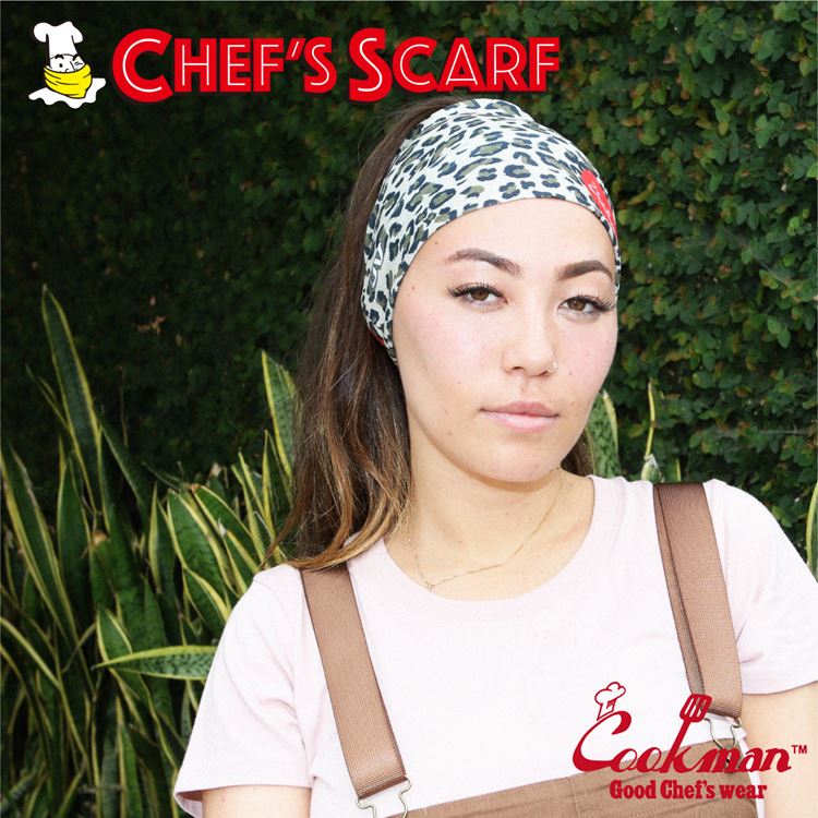  Chef's Scarf  Leopard