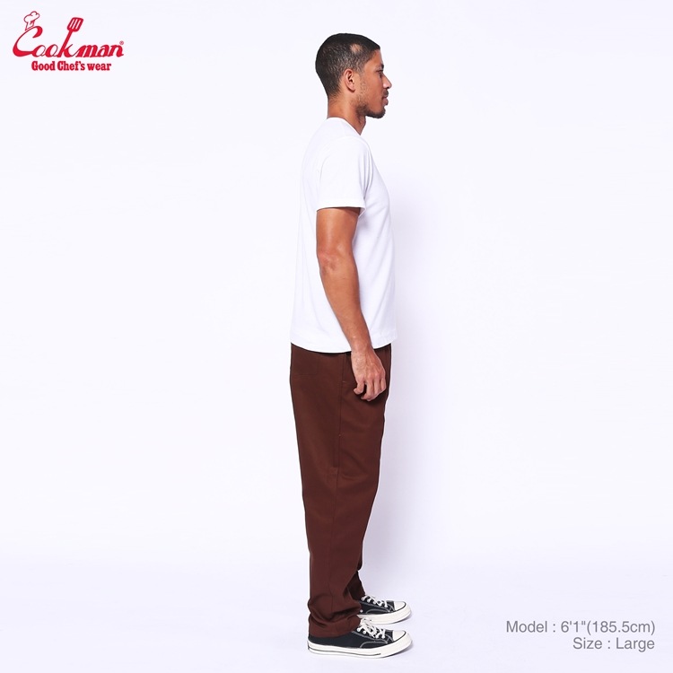 եѥ Chef Pants Herringbone Chocolate