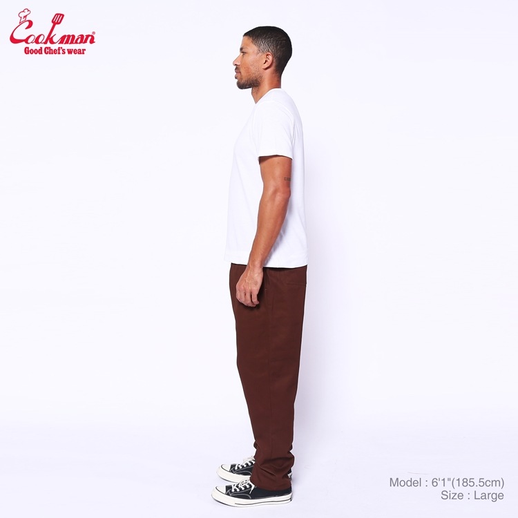 եѥ Chef Pants Herringbone Chocolate