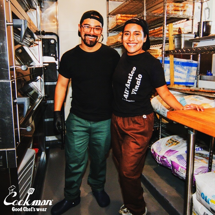 �����եѥ�� Chef Pants Herringbone Chocolate