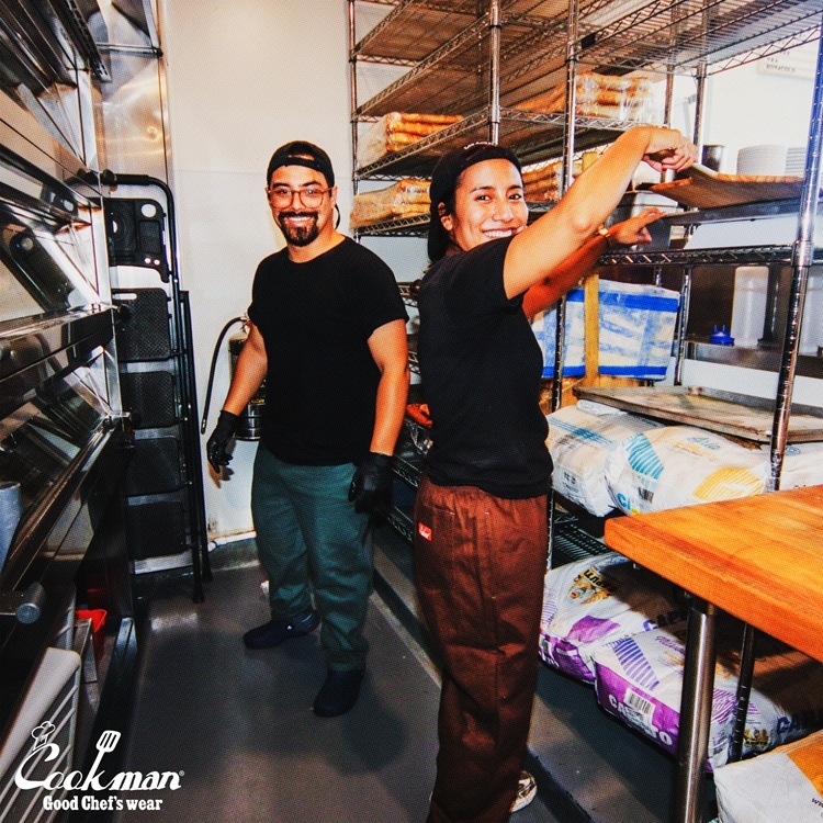 �����եѥ�� Chef Pants Herringbone Chocolate