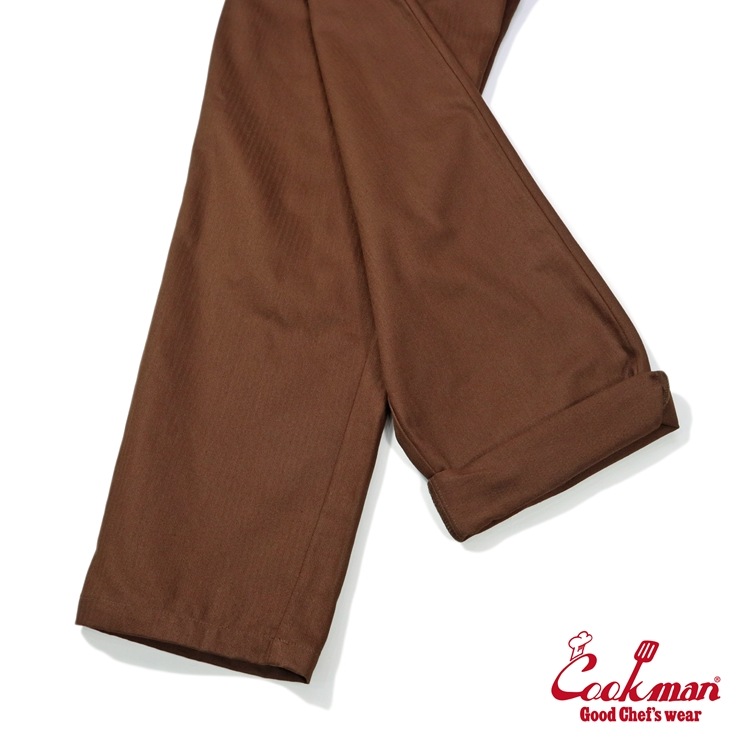 եѥ Chef Pants Herringbone Chocolate