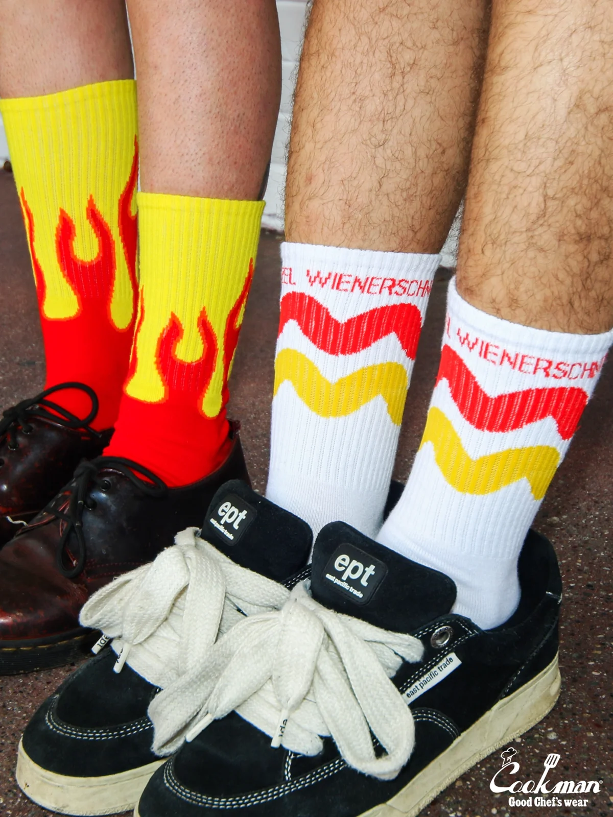 ���å��� Rib Crew Socks Wienerschnitzel Sauce