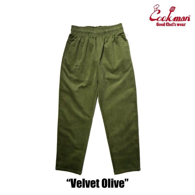 եѥ Chef Pants Velvet Olive