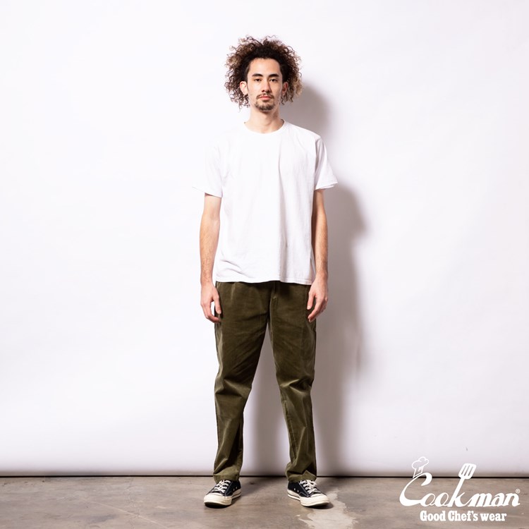 եѥ Chef Pants Velvet Olive