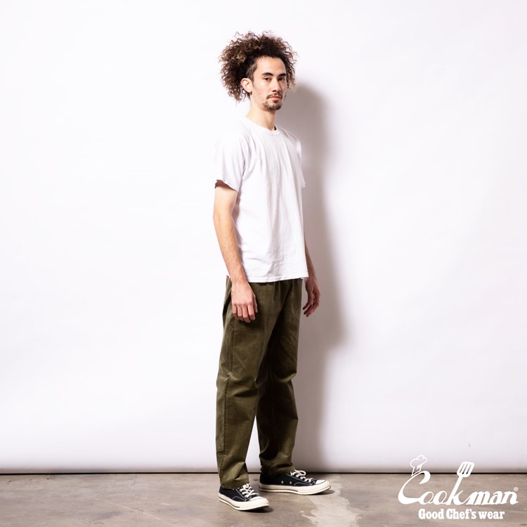 եѥ Chef Pants Velvet Olive