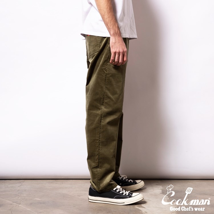 եѥ Chef Pants Velvet Olive