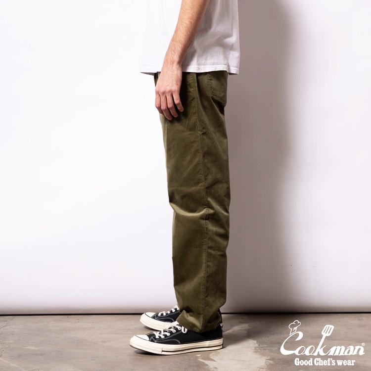 եѥ Chef Pants Velvet Olive