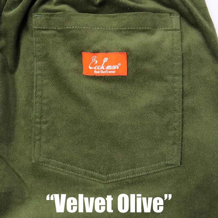 եѥ Chef Pants Velvet Olive