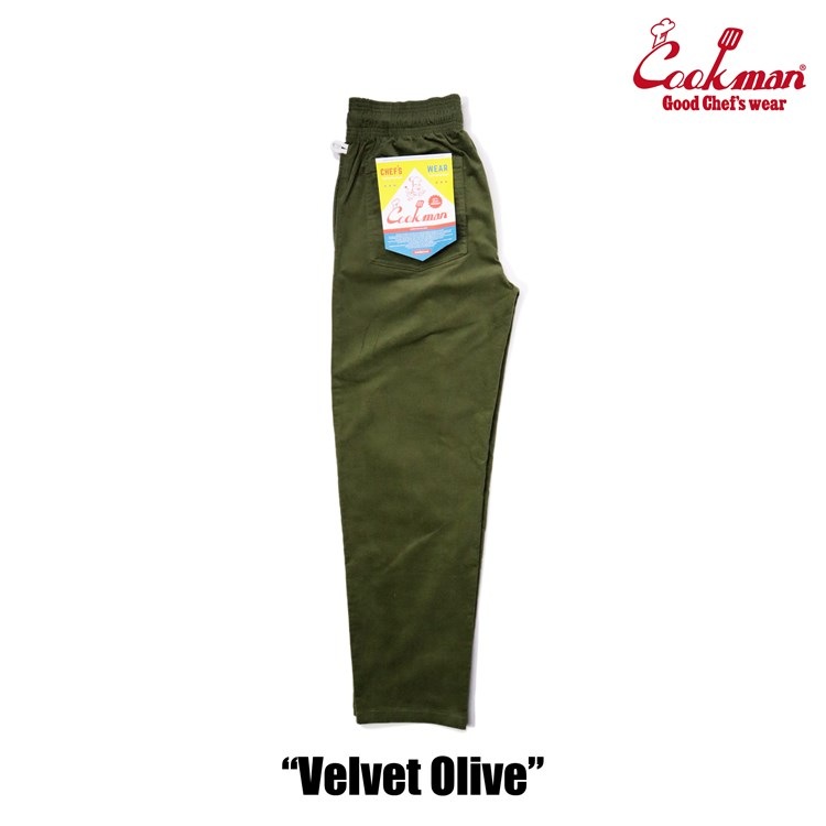 եѥ Chef Pants Velvet Olive