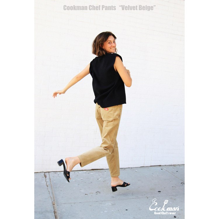 �����եѥ�� Chef Pants Velvet  Beige
