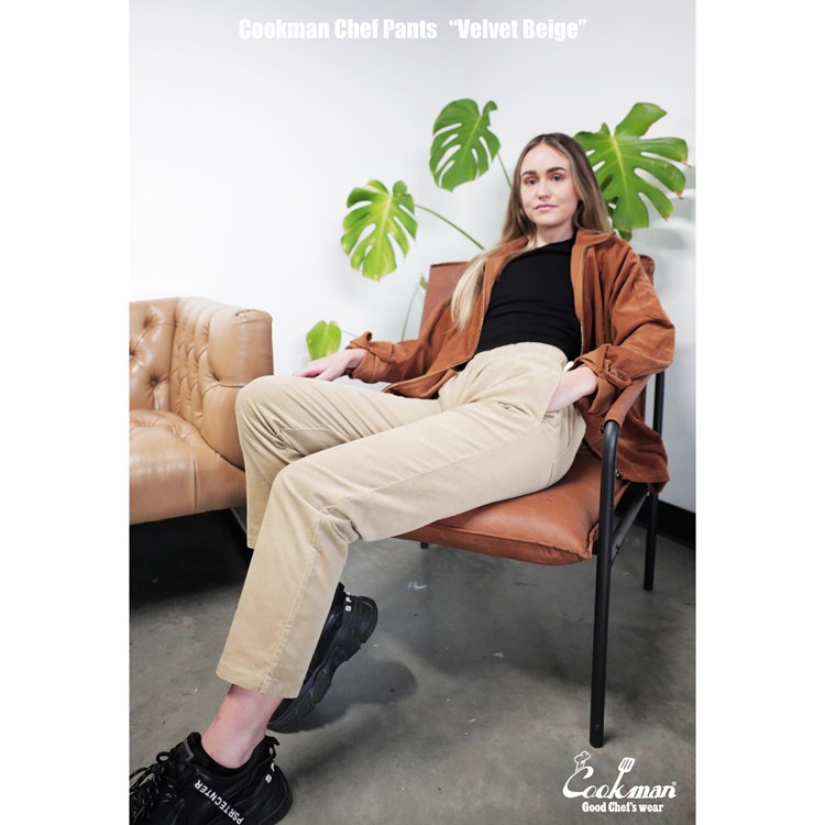�����եѥ�� Chef Pants Velvet  Beige