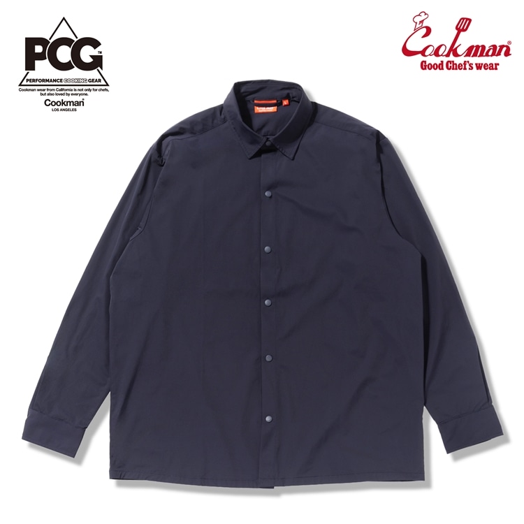 �������� Long Sleeve Work Shirts Navy