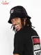 �Х��åȥϥå� Bucket Hat Vision Logo Black