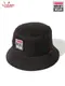 �Х��åȥϥå� Bucket Hat Vision Logo Black