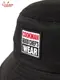 �Х��åȥϥå� Bucket Hat Vision Logo Black