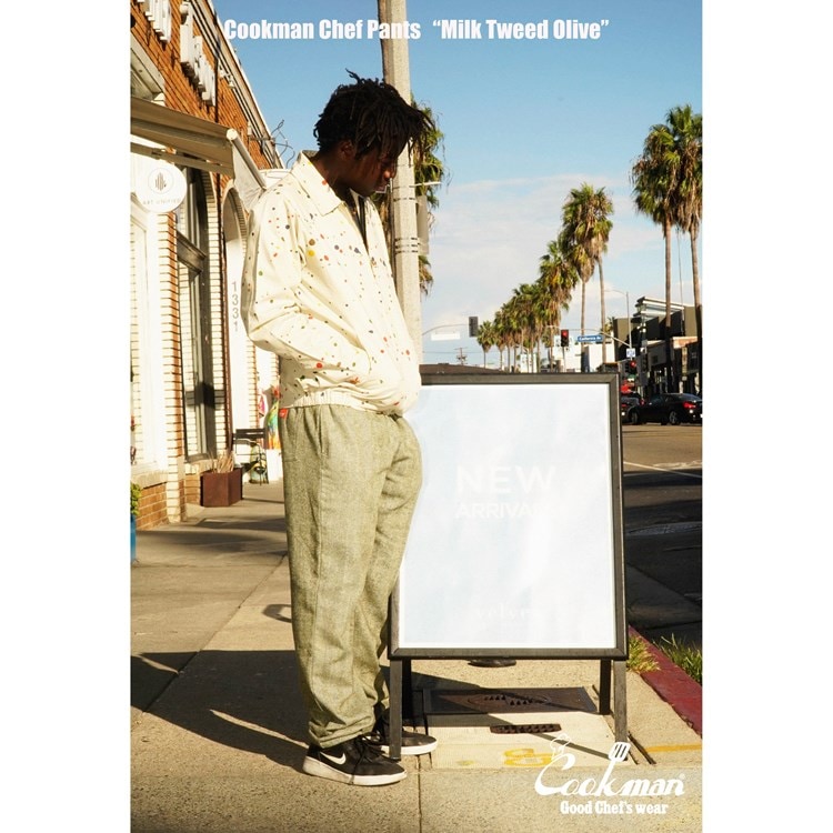 �����եѥ�� Chef Pants Milk Tweed Olive