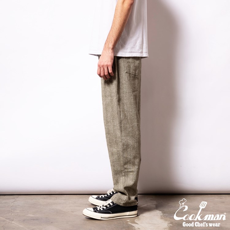 �����եѥ�� Chef Pants Milk Tweed Olive