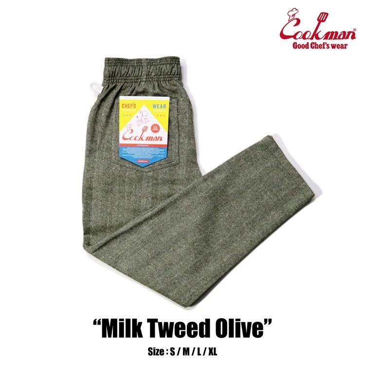 �����եѥ�� Chef Pants Milk Tweed Olive
