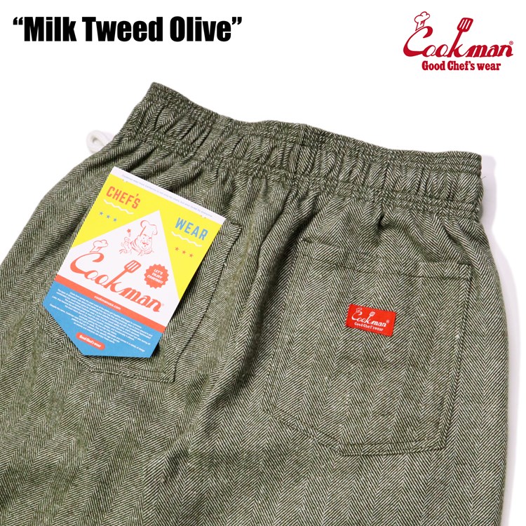�����եѥ�� Chef Pants Milk Tweed Olive