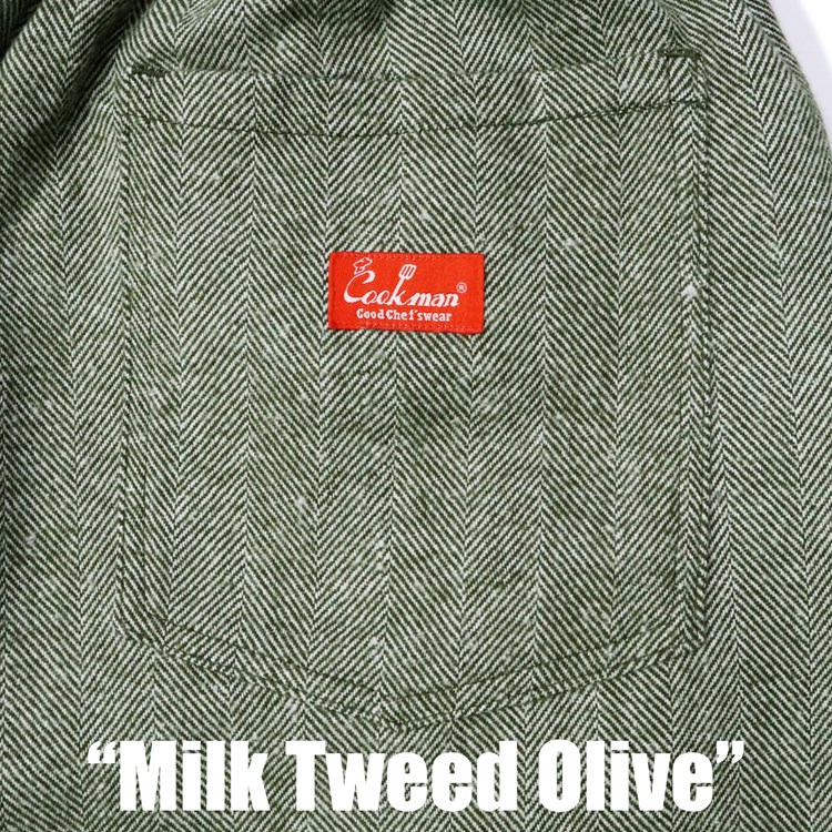 �����եѥ�� Chef Pants Milk Tweed Olive