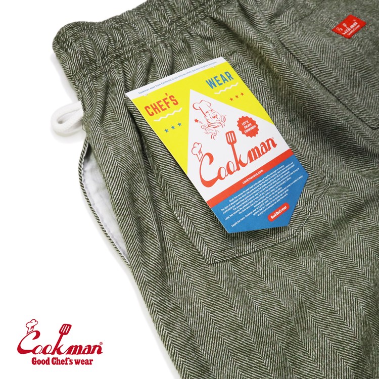 �����եѥ�� Chef Pants Milk Tweed Olive
