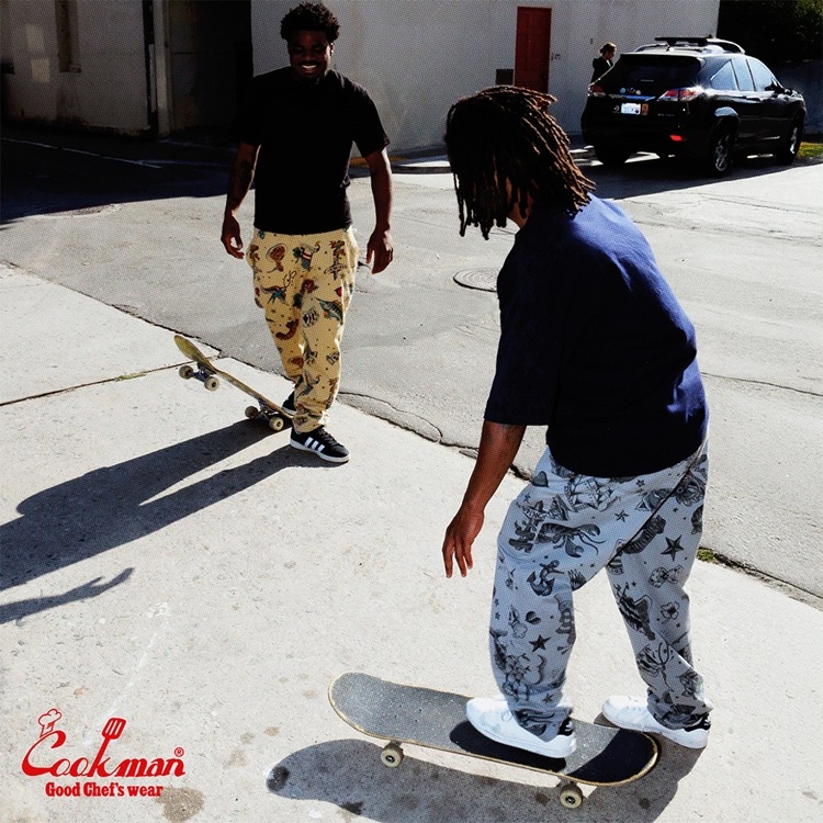 �����եѥ�� Chef Pants Old Tattoo Beige