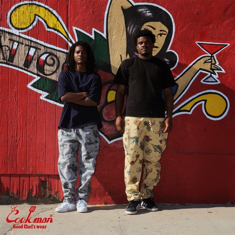 �����եѥ�� Chef Pants Old Tattoo Beige