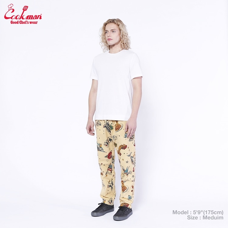 �����եѥ�� Chef Pants Old Tattoo Beige