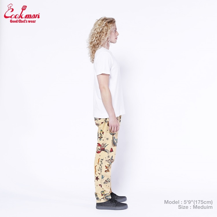 �����եѥ�� Chef Pants Old Tattoo Beige