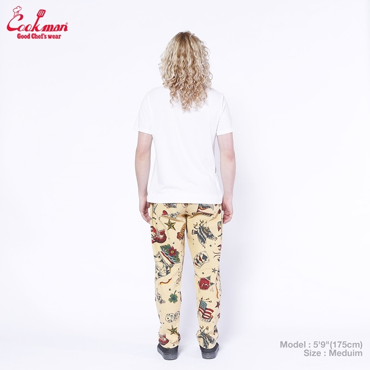 �����եѥ�� Chef Pants Old Tattoo Beige