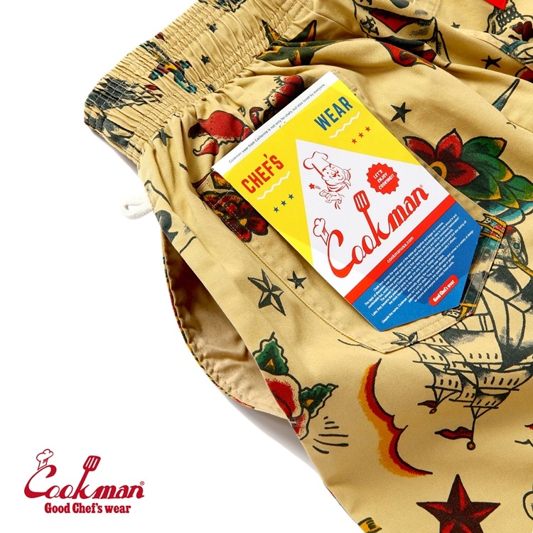 �����եѥ�� Chef Pants Old Tattoo Beige