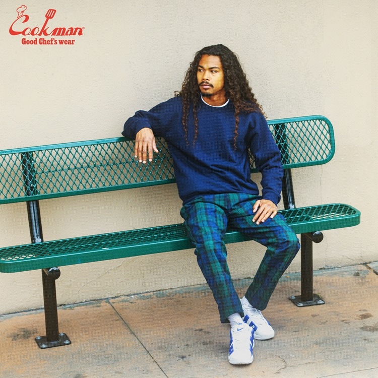 �����եѥ�� Chef Pants Woven Black Watch Check