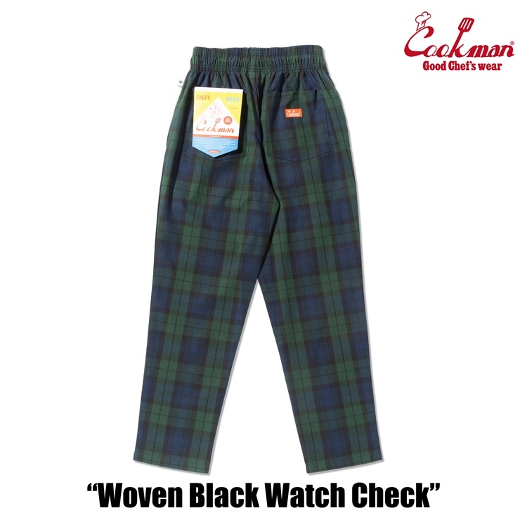 �����եѥ�� Chef Pants Woven Black Watch Check