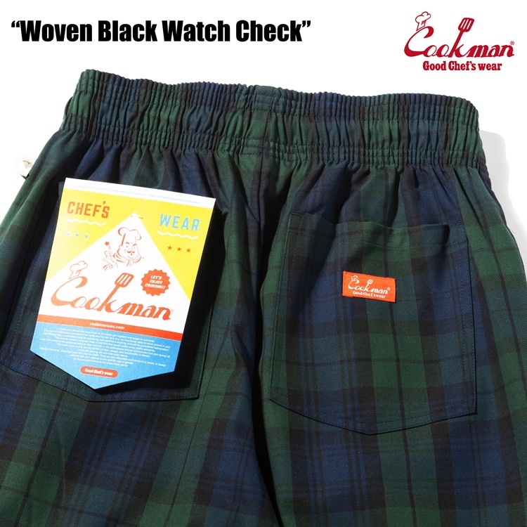 �����եѥ�� Chef Pants Woven Black Watch Check