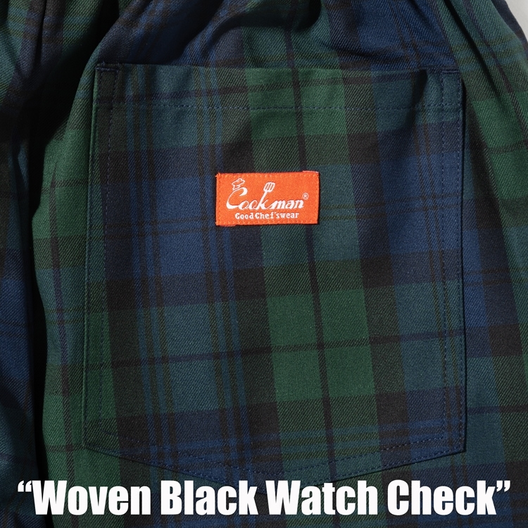 �����եѥ�� Chef Pants Woven Black Watch Check