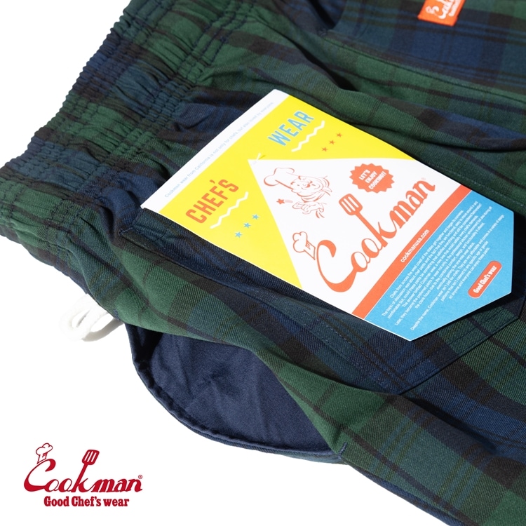 �����եѥ�� Chef Pants Woven Black Watch Check