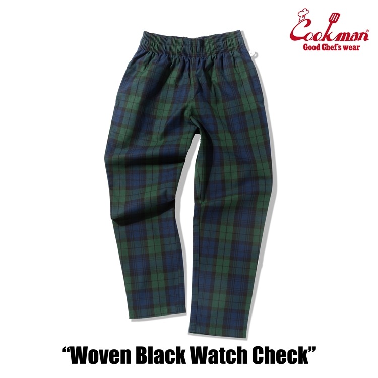 �����եѥ�� Chef Pants Woven Black Watch Check