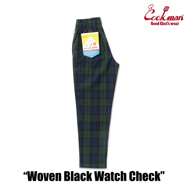 �����եѥ�� Chef Pants Woven Black Watch Check