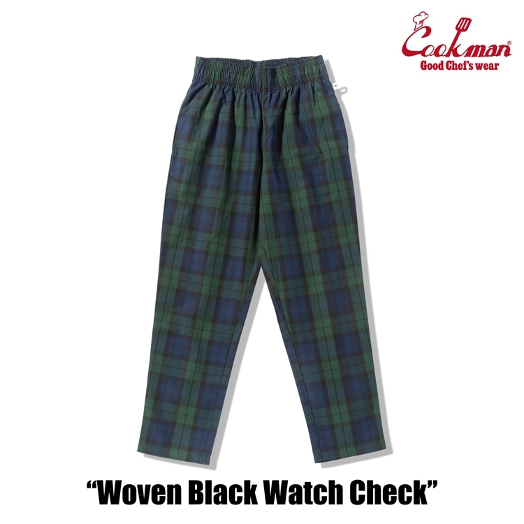�����եѥ�� Chef Pants Woven Black Watch Check