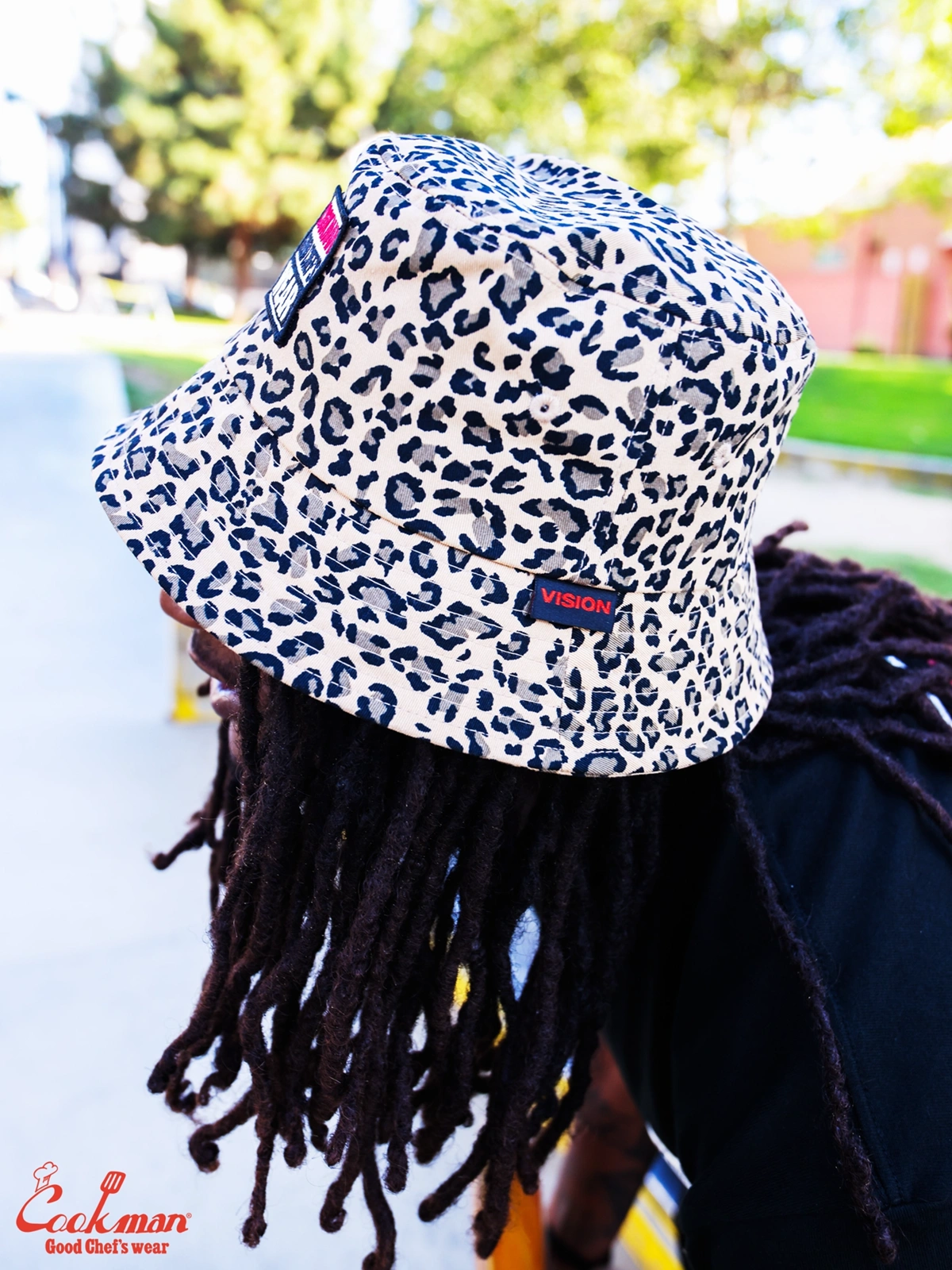 �Х��åȥϥå� Bucket Hat Vision Logo Leopard