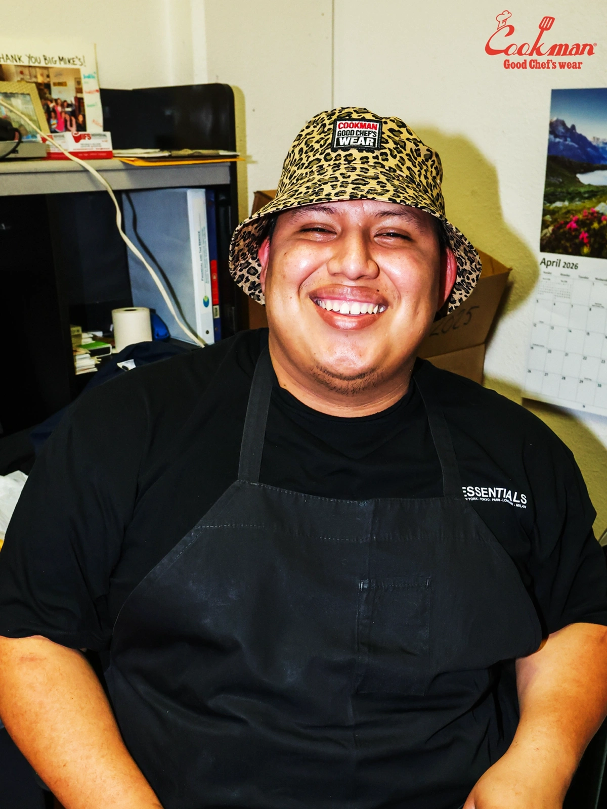 �Х��åȥϥå� Bucket Hat Vision Logo Leopard