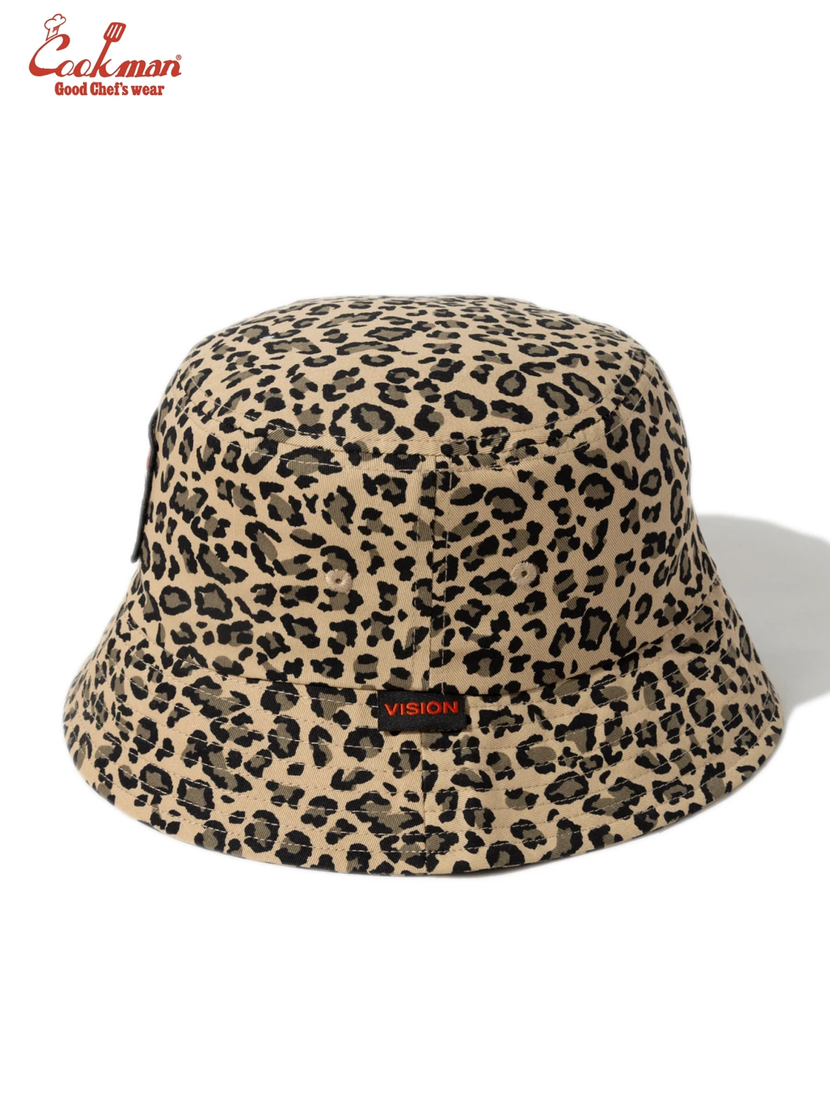�Х��åȥϥå� Bucket Hat Vision Logo Leopard