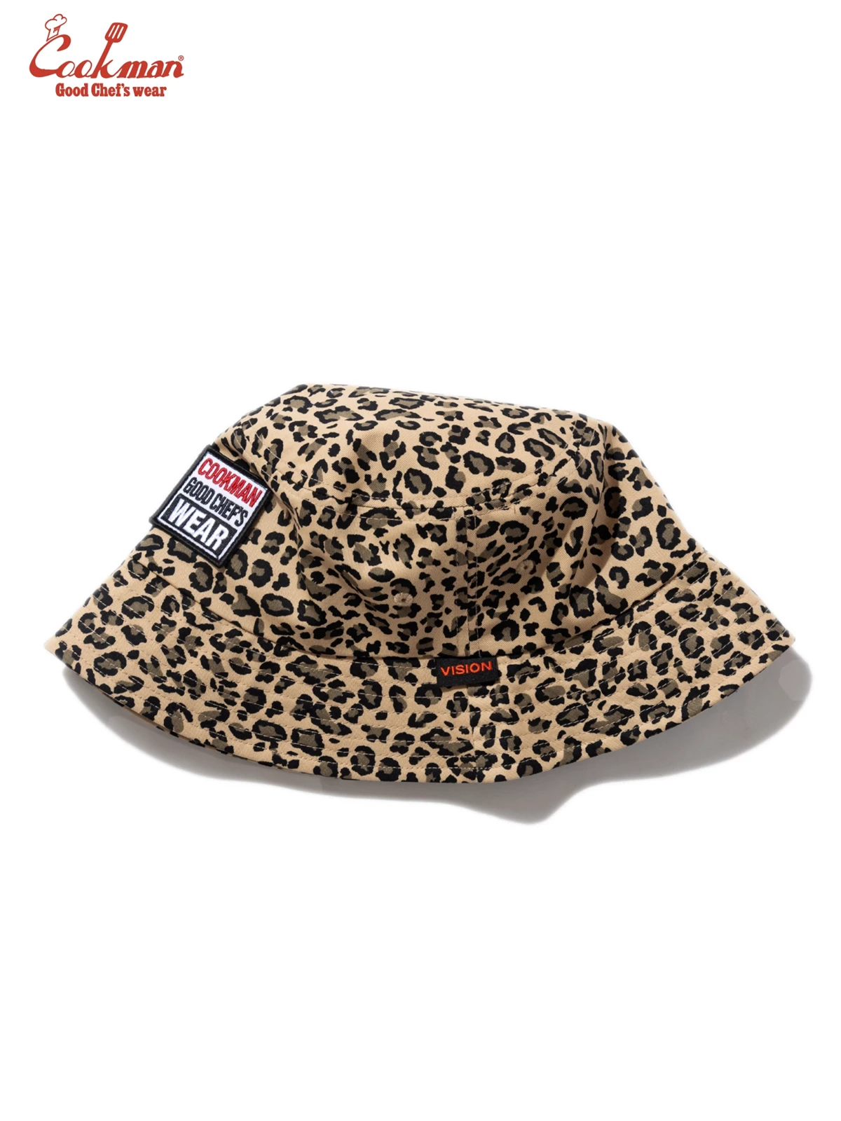 �Х��åȥϥå� Bucket Hat Vision Logo Leopard