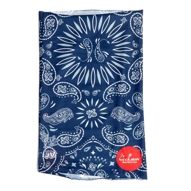  Chef's Scarf  Paisley Navy