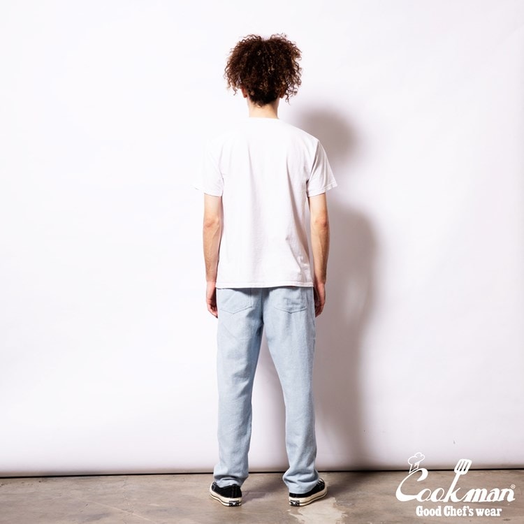 �����եѥ�� Chef Pants Milk Tweed Sky