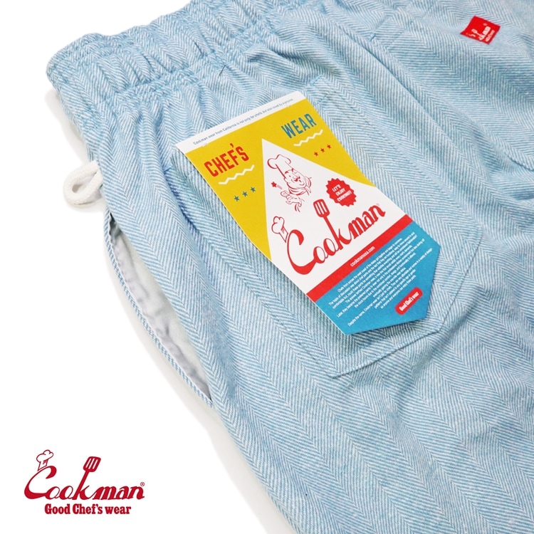 �����եѥ�� Chef Pants Milk Tweed Sky