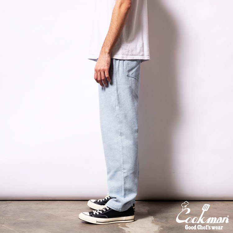 �����եѥ�� Chef Pants Milk Tweed Sky
